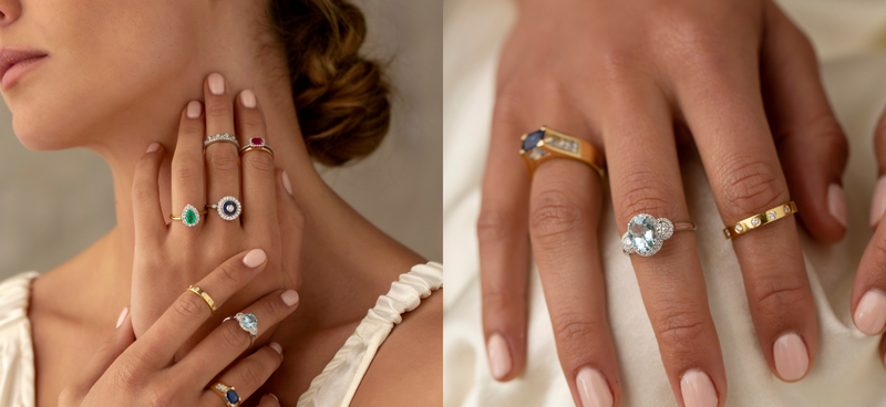 Ways to wear: Diamond Rings