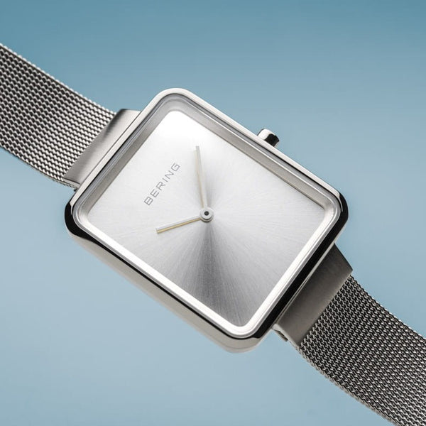 BERING Dameshorloge Quartz - Klassieke Collectie, Roestvrij Staal En Saffierglas