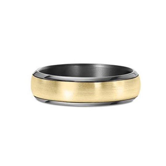 Gent's Gold & Tantalum Wedding Band