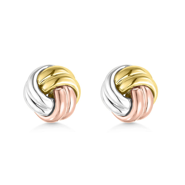 Earrings Three Circles In Gold Plated Silver – PORTUGAL JEWELS