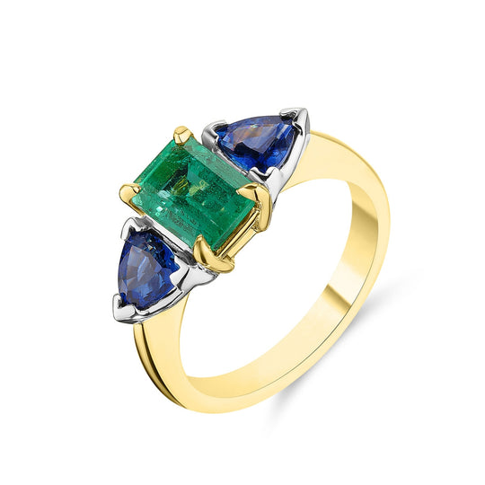 Emerald & Sapphire Ring