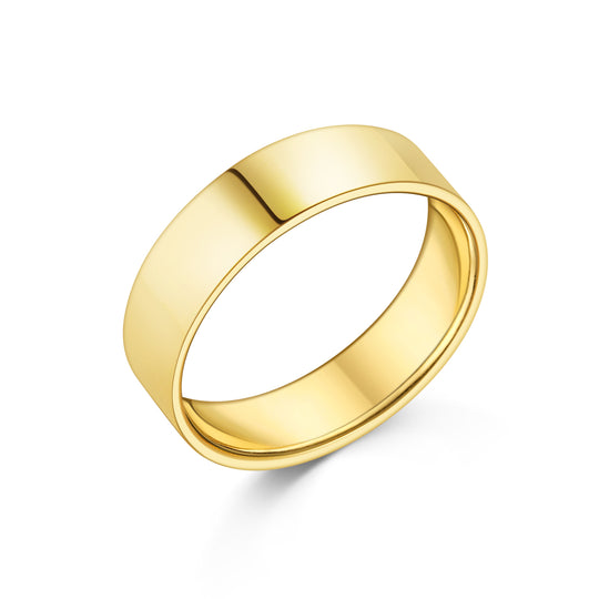 9ct Yellow Gold Classic Gent's Wedding Ring