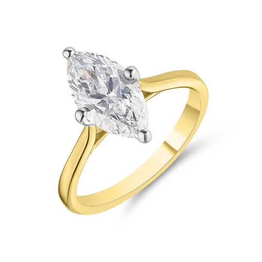 1.73ct Marquise Cut Solitaire Ring