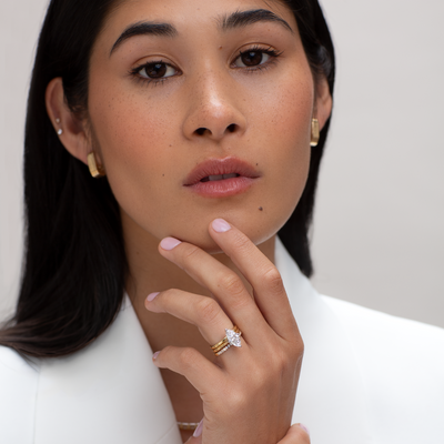 1.70ct Marquise Cut Solitaire Ring modelled