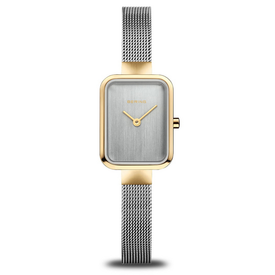 Ladies' Bering Classic Petite Two Tone Square Watch