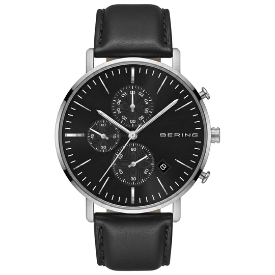 Gent's Bering Classic Chronograph Strap Watch