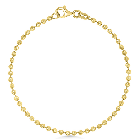 14ct Gold Beaded Bracelet