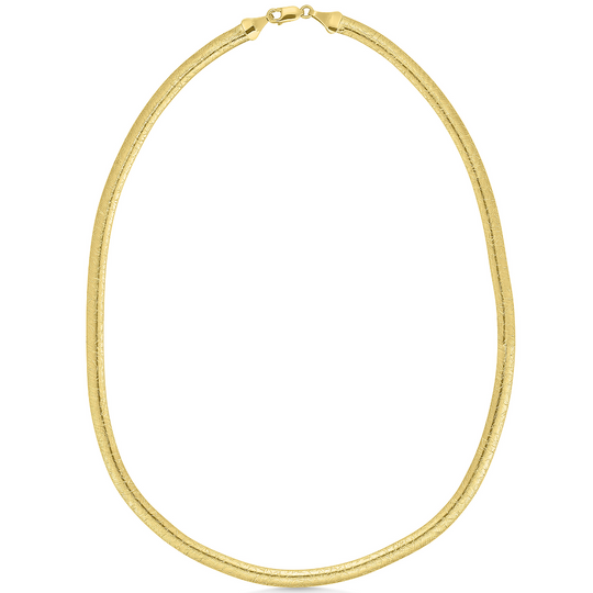 14ct Gold Textured Collar Necklace