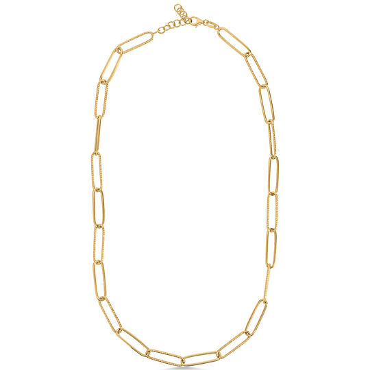 14ct Paper Link Necklace