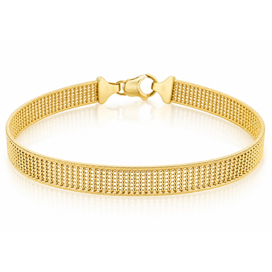 14ct Yellow Gold Mesh Bracelet
