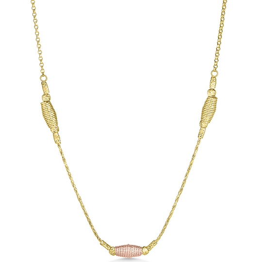 14ct Yellow & Rose Gold Necklace