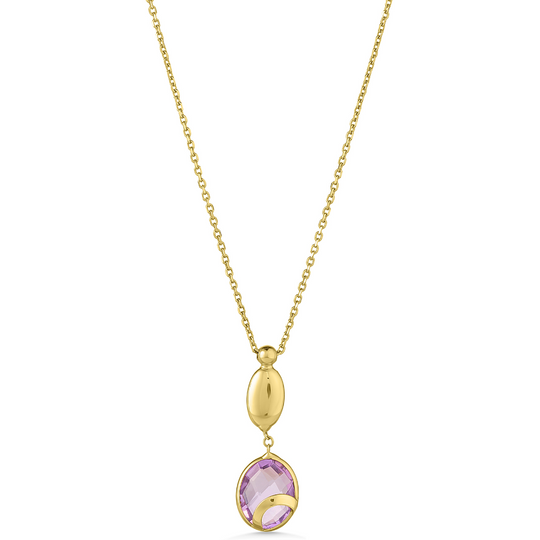 14ct Gold Amethyst Pendant