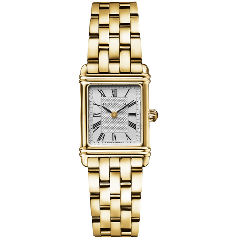Ladies' Herbelin Art Déco Gold Watch with Roman Numerals