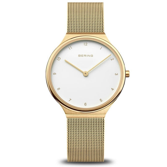 Ladies' Bering Ultra Slim Polished Gold Watch