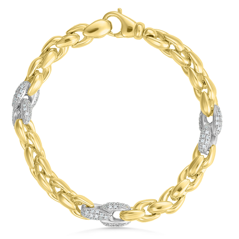 Gold Bold Chain Bracelet