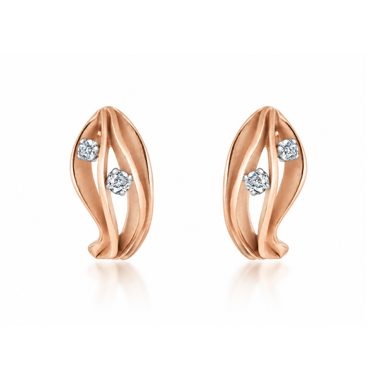 18ct Pink Champagne Gold Annamaria Cammilli Earrings