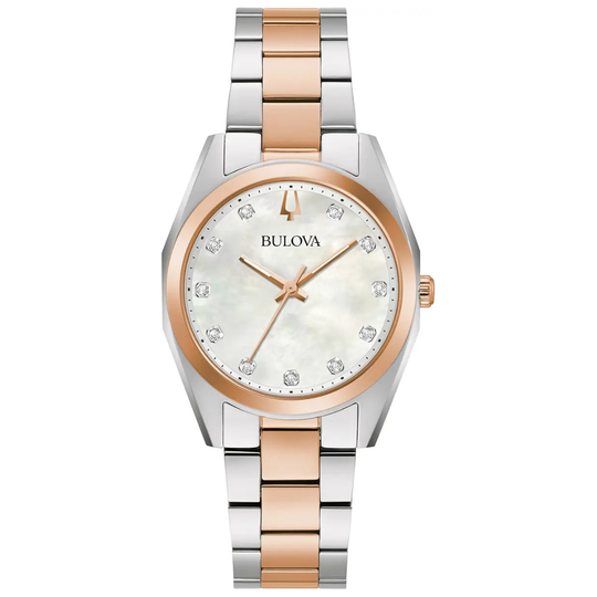 Ladies' Bulova Surveyor Rose Gold Two Tone Watch