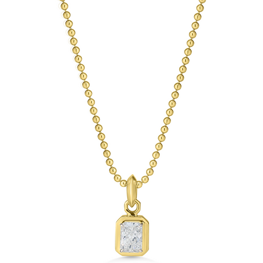 2.02ct Radiant Cut Diamond Pendant