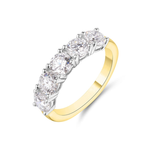 2ct Five Stone Diamond Ring