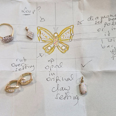 Bespoke Butterfly Pendant