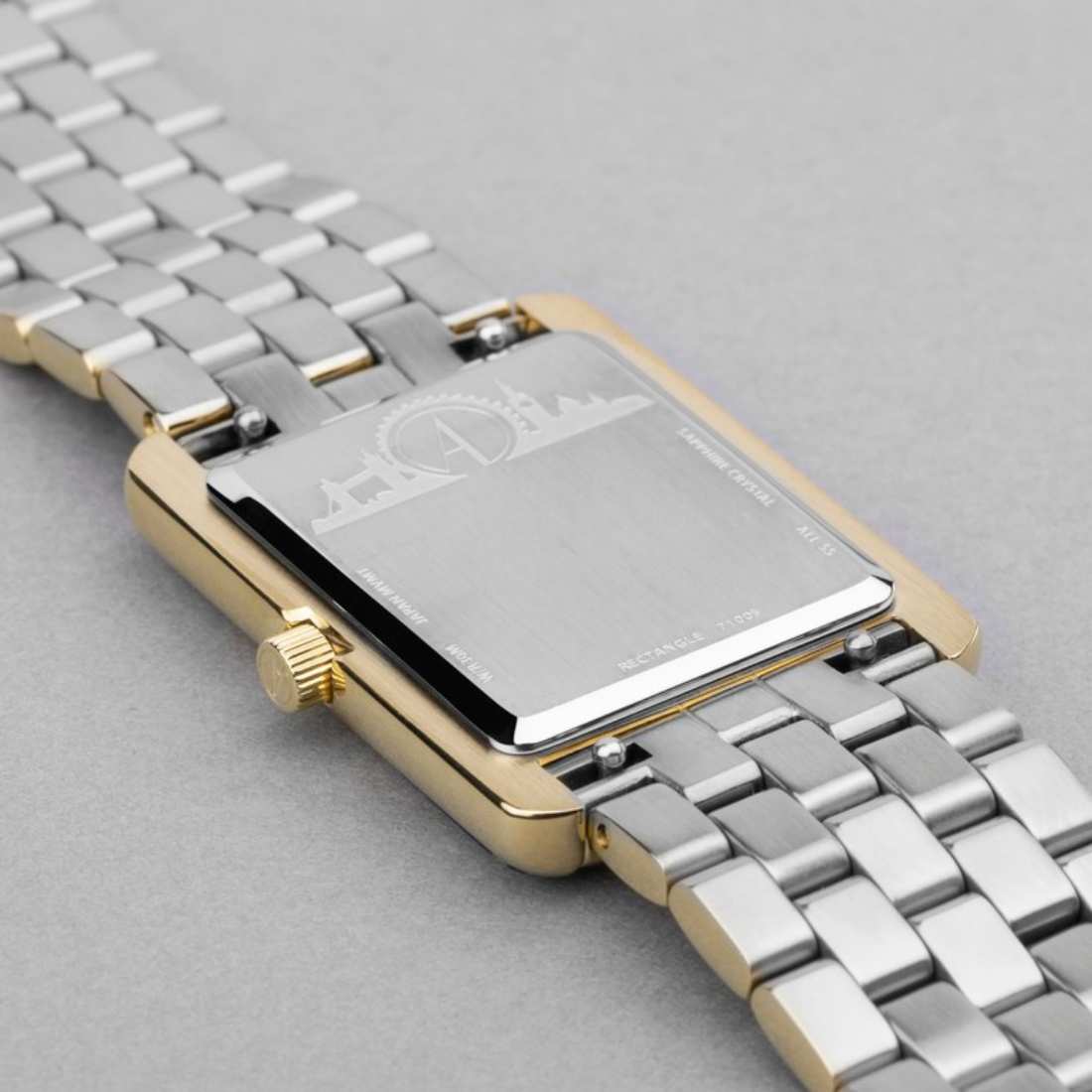 Accurist Women's Two Tone Rectangle Watch | Gold Rectangle Watch - Ryan ...