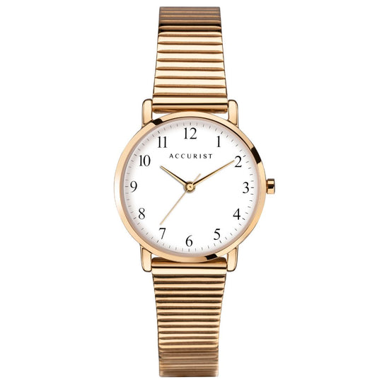 Ladies' Accurist Tapered Gold  Watch