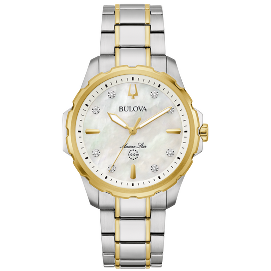Ladies' Bulova Marine Star Two Tone Watch