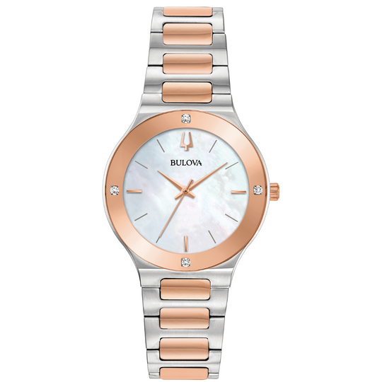 Ladies' Bulova Two Tone Millenia Watch
