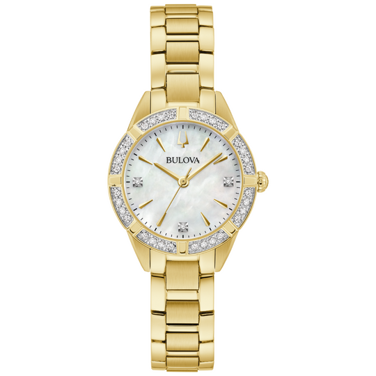 Ladies' Bulova Gold Sutton Watch