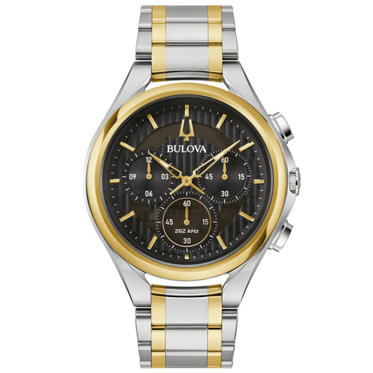 Gent's Bulova London Curv Two Tone Chronograph Watch