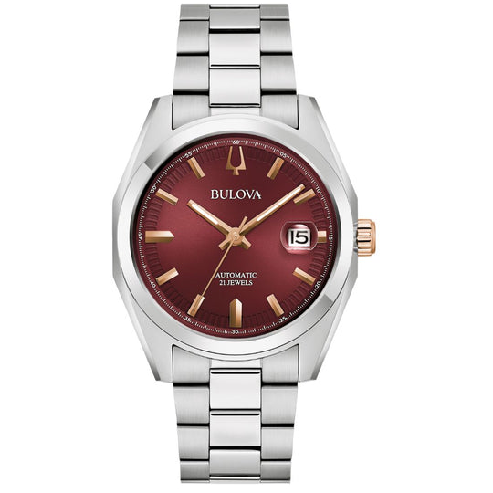 Gent's Bulova Red Surveyor Automatic Watch