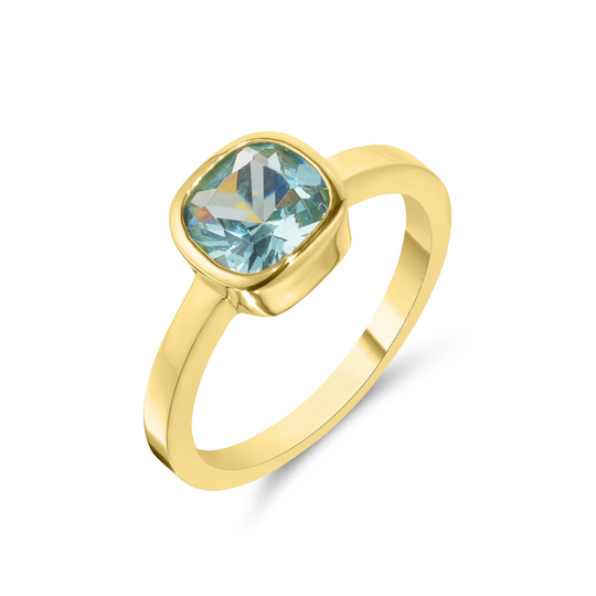 9ct Yellow Gold Tourmaline Ring