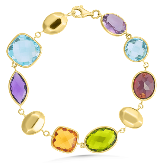 9ct Multi-Gemstone Bracelet
