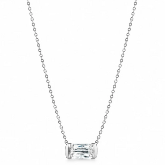 9ct Cushion Cut Diamond Pendant