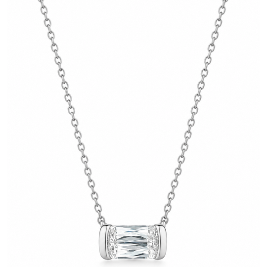 9ct Cushion Cut Diamond Pendant