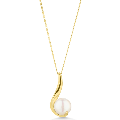 9ct Gold Pearl Pendant