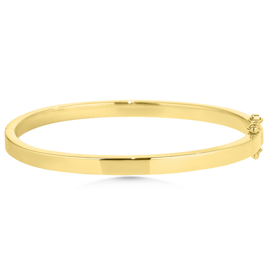 9ct Handcrafted Heavyweight Yellow Gold Bangle