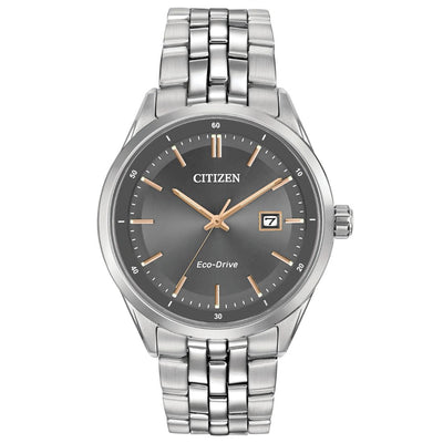 Gent's Citizen Corso Black Dial Stainless Steel Watch