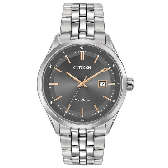Gent's Citizen Corso Black Dial Stainless Steel Watch