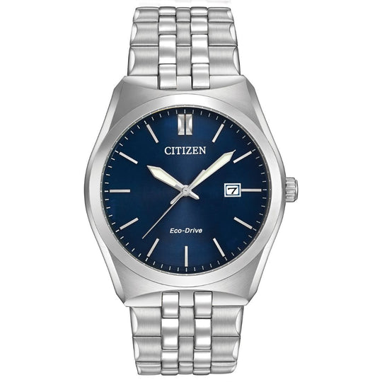 Gent's Citizen Corso Blue Dial Stainless Steel Watch