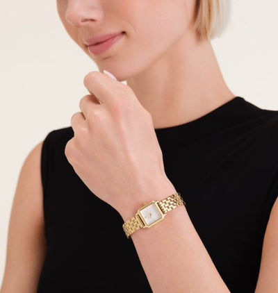 Rosefield Boxelle Gold Watch