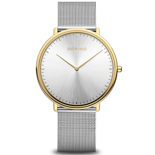Bering Unisex Classic Gold & Silver Watch