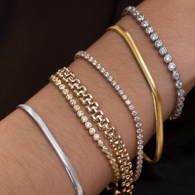 Silver Snake Bracelet