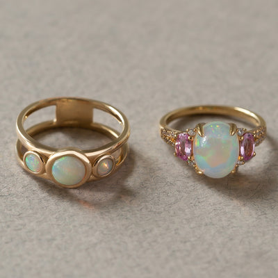 Trilogy Opal Ring