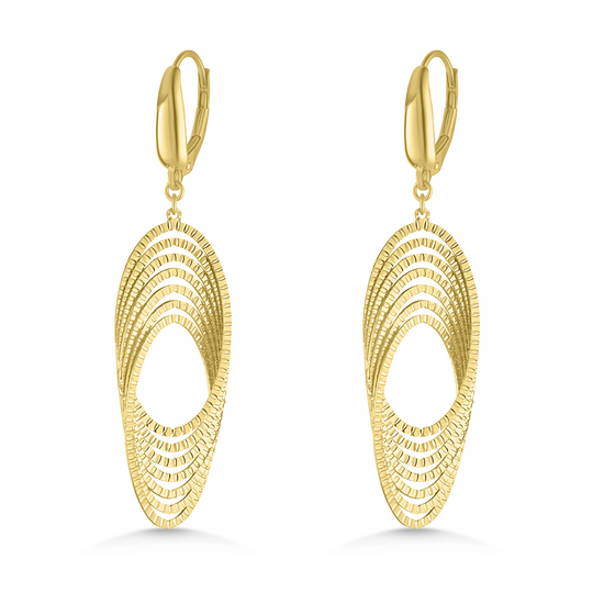 14ct Gold Chandelier Drop Earrings