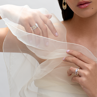 East-West Baguette Cut Diamond Ring