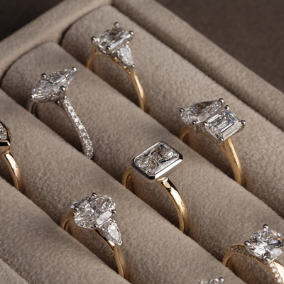 Engagement ring group shot