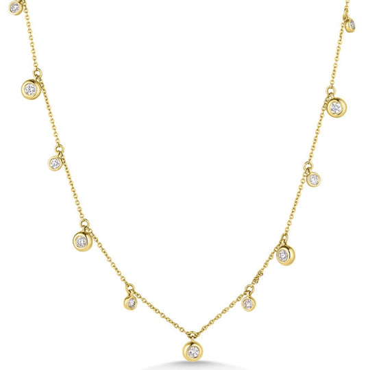 18ct Floating Diamond Necklace