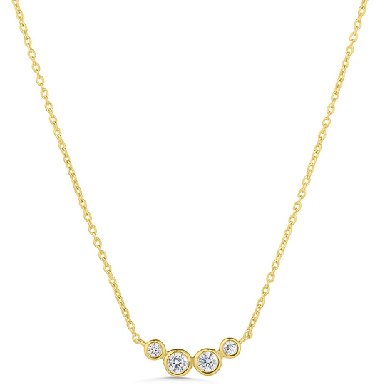 Gold Arc Necklace