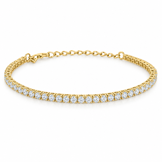 Gold Celeste Tennis Bracelet